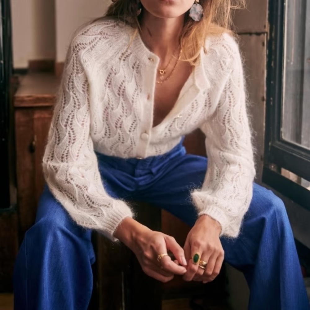 Sezane Roberto Jumper Ecru
